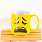 Caneca Emoticon Emoji Amarela De Porcelana 300 Ml Terramada