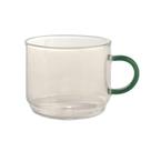 Caneca Empilhável Emy Vidro Verde 200ml - ACASA