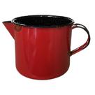 Caneca Esmaltada de 1 Litro com Bico e Alça Caneca Fervedor Retro