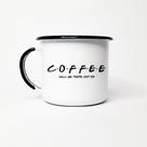 Caneca Esmaltada Estampa Friends