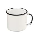 Caneca Esmaltada EWEL No 6 - 160ml - Branca