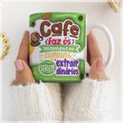 Caneca Estampada Café Faz os Momentos Comuns Serem Extraordinários - 325ml