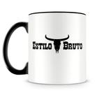 Caneca Estilo Bruto - Cerâmica de Alta Qualidade, 325 ml
