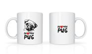 Caneca Eu Amo Meu Pug Caneca Eu Amo Meu Pug