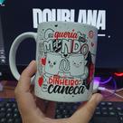Caneca Eu Queria te Dar o Mundo Mas Casal Amigos Personalizada Porcelana Presente Caneca Eu Queria te Dar o Mundo Mas Casal Amigos Personalizada Porcelana Presente
