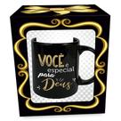 Caneca Evangélica Preta Sortida 320mL Caneca Evangélica Preta Sortida 320mL