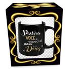 Caneca Evangélica Preta Sortida 320mL