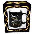 Caneca Evangélica Preta Sortida 320mL