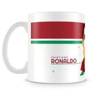 Caneca Exclusiva Cristiano Ronaldo - 325ml - Cerâmica Durável