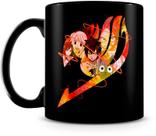 Caneca Fairy Tail Personalizada 100% Preta de Porcelana