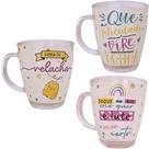 Caneca Fancy Hora de Relachá 380ml - Modelos Sortidos