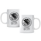 Caneca Father Of Cats Studio Geek