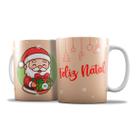 Caneca feliz natal vermelha presente para família lembrancinha exclusiva e durável