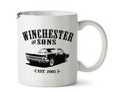 Caneca Filmes E Séries Winchester Impala Opala Carro Terror
