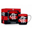 Caneca Flamengo Porcelana Urban 300ml Oficial Tamanho:ÚnicoCor:Vermelho/Preto