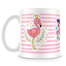 Caneca Flamingo Personalizada de Porcelana com Estampa Divertida