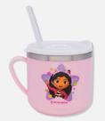 Caneca Flip Infantil 250 ML c/ tampa Casa Mágica de Gabby