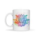 Caneca Flor de Lótus Aquarela - Linha Zen Caneca Flor de Lótus Aquarela - Linha Zen