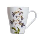 Caneca Flora em vidro opalino Lobelia 350ml -L Hermitage