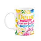 Caneca Floral Mães - Por isso Deus criou você! Caneca Floral Mães - Por isso Deus criou você!