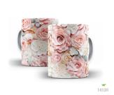 Caneca flores 3D 11