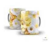 Caneca flores 3D 14