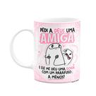 Caneca Flork Amizade - Pedi a Deus uma amiga