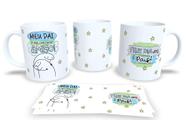 Caneca Flork Amor de Pai Presente Fofo e Engraçado P29