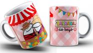 Caneca Flork arraiá festa junina/julina