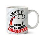 Caneca Flork Bento Pai Super Heroi Favorito