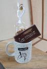 Caneca Flork com café/sem café