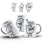 Caneca Flork Desenrola Bate Pega Um Cafezinho