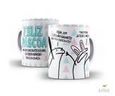 Caneca Flork Feliz Páscoa, mas sem chocolates esse ano