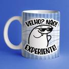 Caneca Flork Frases Meme Pai Velho Não Experiente Engraçada
