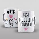 Caneca Flork Meme Divertidas Bff Best Friend Fofoqueira