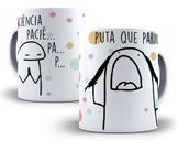 Caneca Flork Meme Frases Puta Que Pariu Palavrão Paciencia