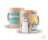 Caneca Flork profissões - corretor de imóveis