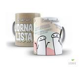 Caneca Flork profissões - jornalista
