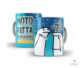 Caneca Flork profissões - motorista de aplicativo