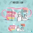 Caneca Flork Profissões Odontologia Porcelana Presente