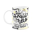 Caneca Flork Profissões - Sou Arquiteto - Branca