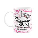 Caneca Flork Profissões - Sou Telemarketing Bg-pink
