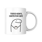 Caneca Flork Troco Gente Chata Por Café Estampa Engraçada