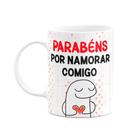 Caneca Florkito Namorados - Parabéns por namorar comigo Caneca Florkito Namorados - Parabéns por namorar comigo