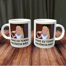 Caneca Fome eu tenho, paciência não. Frases divertidas Caneca porcelana Caneca Fome eu tenho, paciência não. Frases divertidas Caneca porcelana