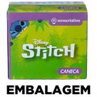 Caneca Forma 3D Porcelana Alça Dupla Stitch 450ml 10025458 - ZonaCriativa