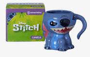 Caneca Formato 3D 250 ML Disney Lilo & Stitch Alça de orelha Cor:Azul Caneca Formato 3D 250 ML Disney Lilo & Stitch Alça de orelha Cor:Azul