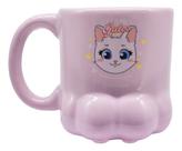 Caneca Formato 3d Pata Eu Amo Gatos 350ml