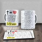 Caneca Frase Motivacional Religiosa Deus Provou O Seu Amor Na Cruz Jesus Cristo- MEGA OFERTA!