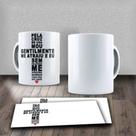 Caneca Frase Motivacional Religiosa Pela Cruz Me Chamou Gentilmente Jesus Cristo- MEGA OFERTA!